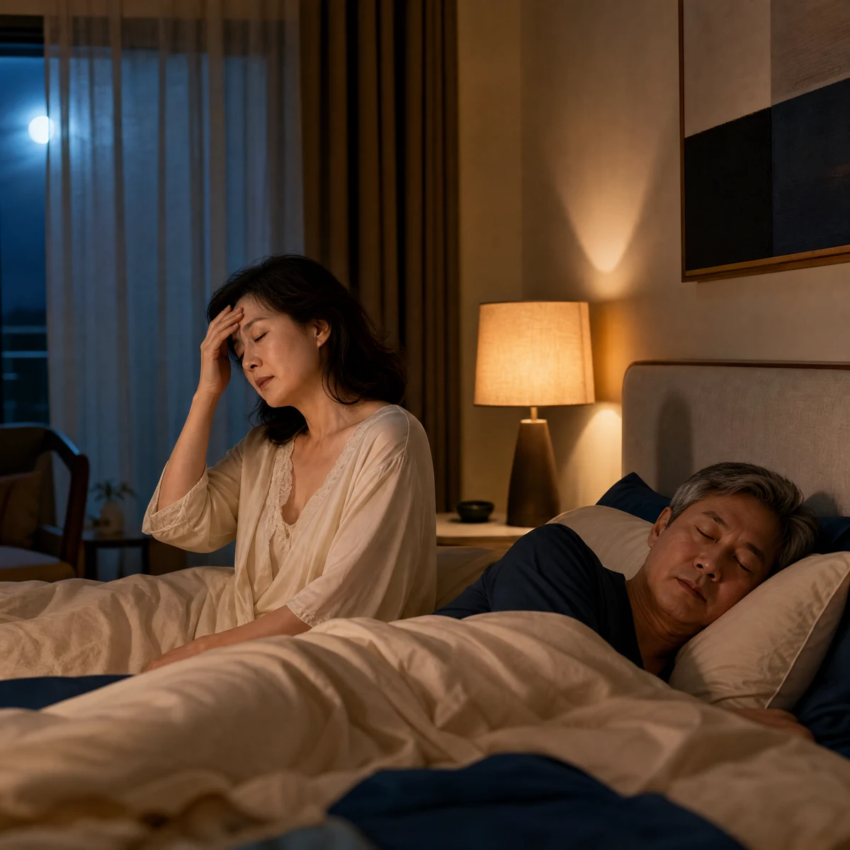 鼾聲影響伴侶睡眠